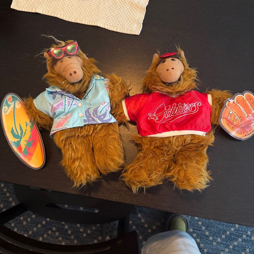 Vintage 80’s Alf puppets